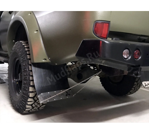Брызговики Mitsubishi L200 340мм шириной