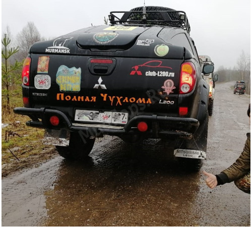 Брызговики Mitsubishi L200 340мм шириной