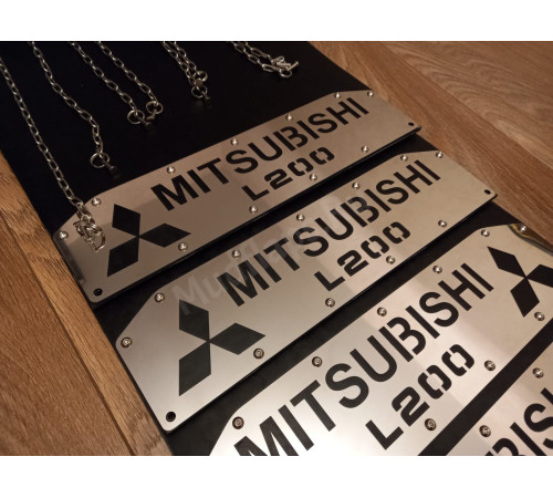 Брызговики Mitsubishi L200 340мм шириной