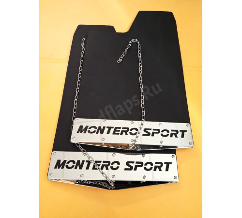 Брызговики Montero Sport 300мм шириной