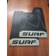 Брызговики TOYOTA SURF с двумя цепочками