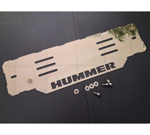 Рамка госномера HUMMER нержавейка