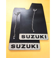 Брызговики SUZUKI с цепочками на полиуретане