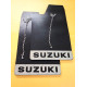 Брызговики SUZUKI на полиуретане